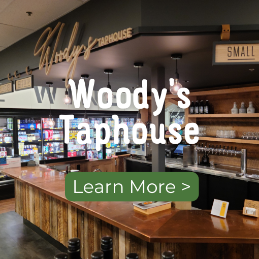 Woody's Taphouse inside Island Market